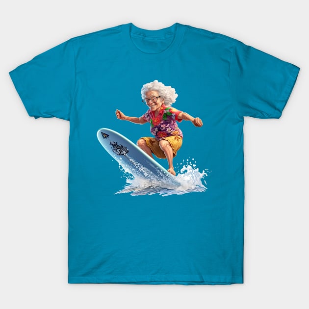 Summer Grandma #2 T-Shirt by Chromatic Fusion Studio